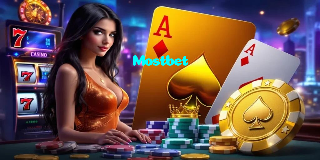 Mostbet casino presented on mobile device in Pakistan with slots and live games